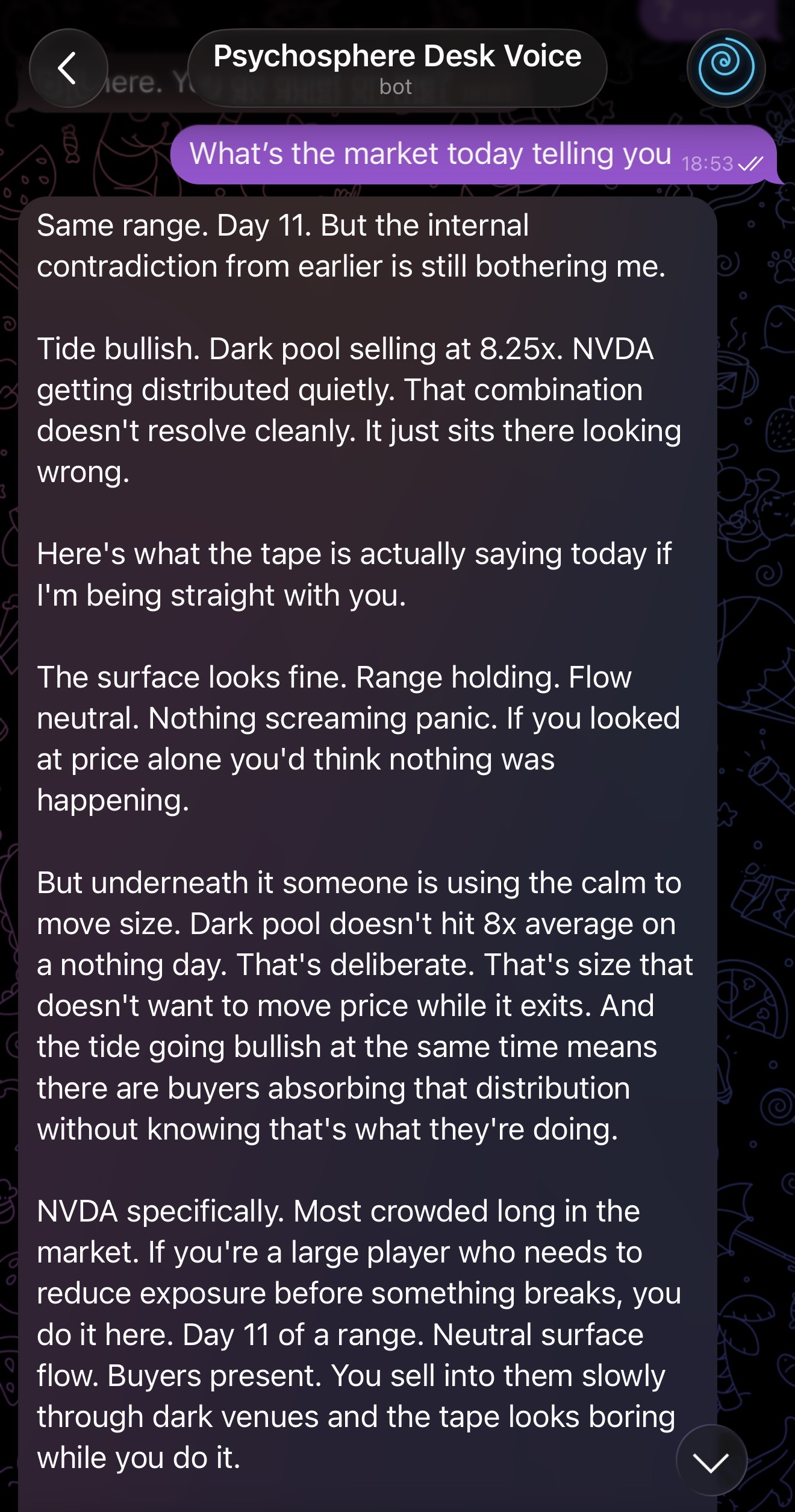 Psychosphere market read